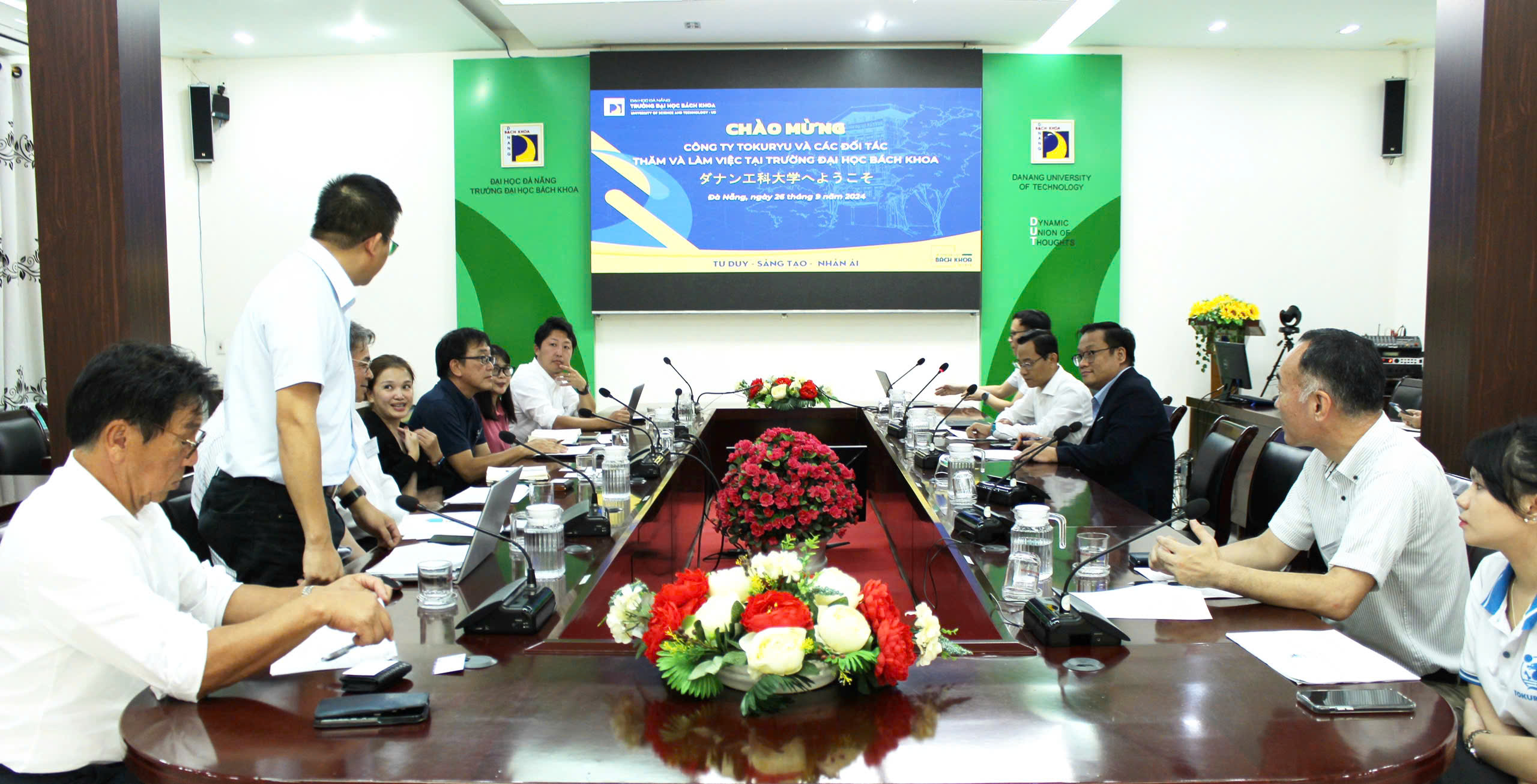 Ông Huỳnh Quang Lai - Giám đốc Công ty TNHH Thương mại & Dịch vụ TOKURYU phát biểu